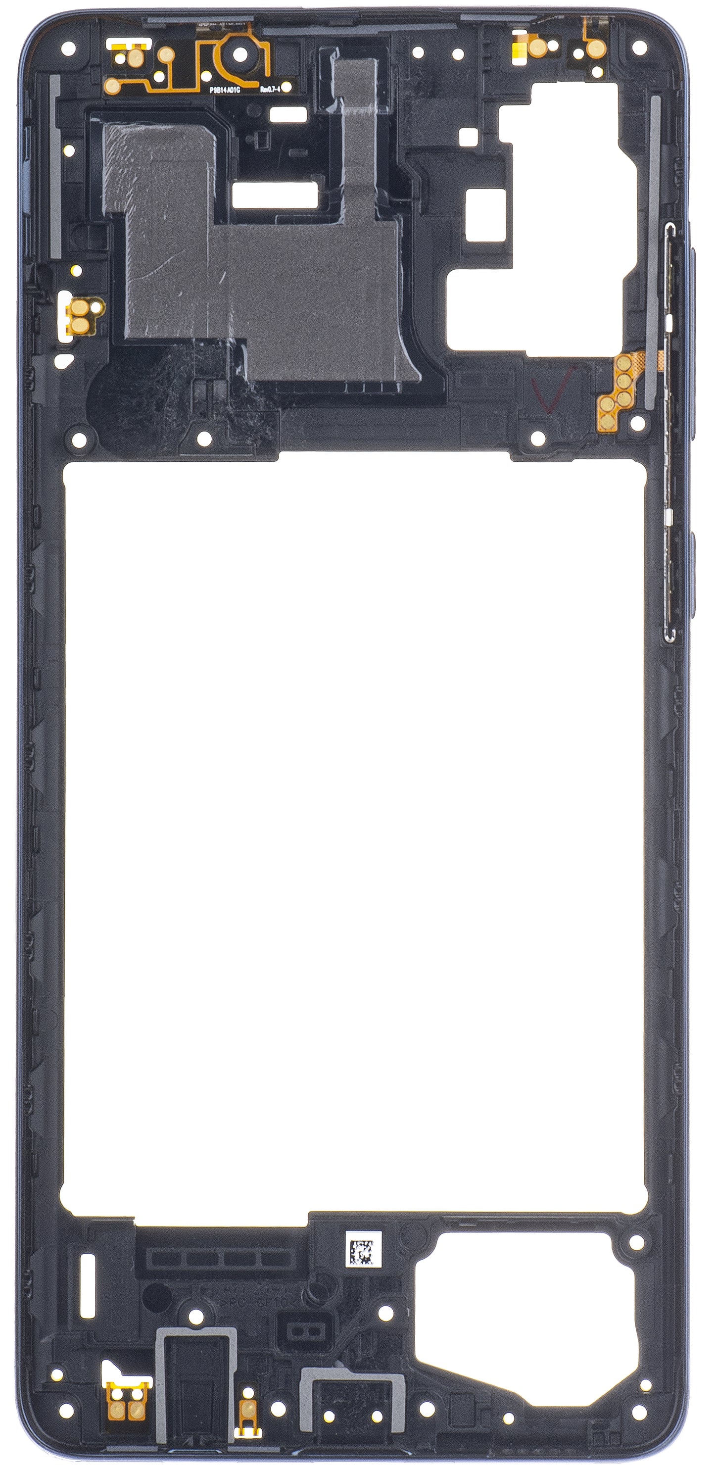 Samsung Galaxy Galaxy A71 A715, musta (Prism Crush Black)