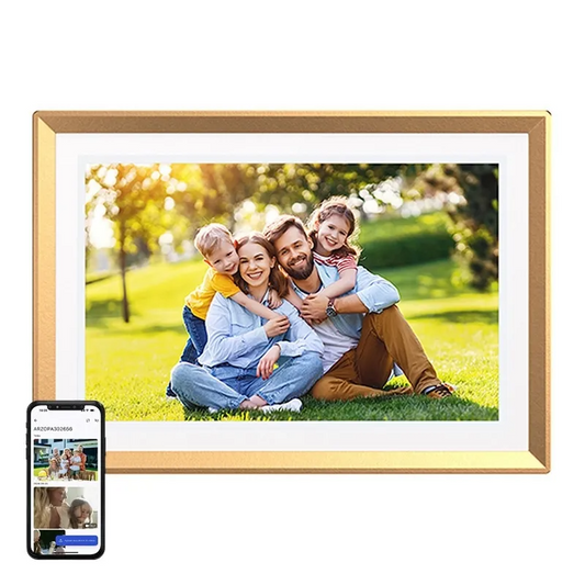 Arzopa D10 Digitaalinen Kuvakehys, Kultainen, Uudelleenpakattu