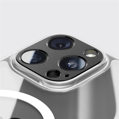 Tech-Protect Camalloy Fit+ suojakehys Apple iPhone 17 Pro:n takakameralle, Alumiini, Tummansininen
