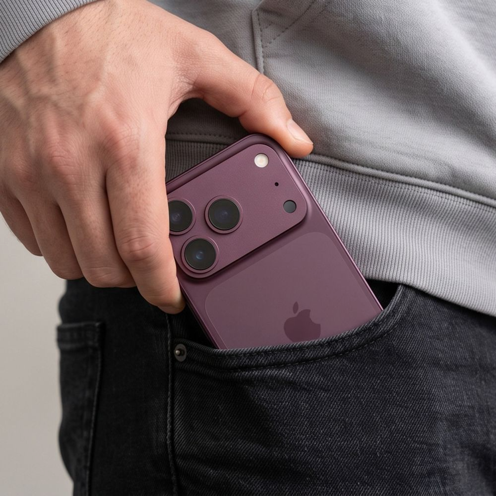 Tech-Protect Camalloy Fit+ Rear Camera Protection Frame for Apple iPhone 18 Pro Max, Aluminum, Burgundy