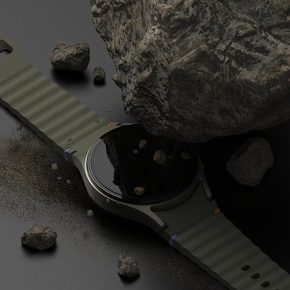 Ringke Premium Styling -suojakehys Samsung Galaxy Watch7 40mm:lle, Malli 1, Musta