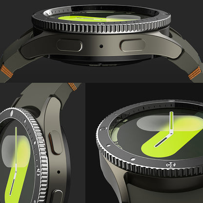 Ringke Premium Styling -suojakehys Samsung Galaxy Watch7 40mm:lle, Malli 2, Musta