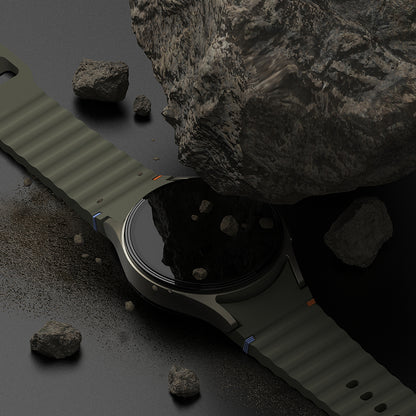 Ringke Premium Styling -suojakehys Samsung Galaxy Watch7 40mm:lle, Malli 3, Musta