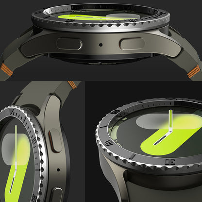 Ringke Premium Styling -suojakehys Samsung Galaxy Watch7 40mm:lle, Malli 3, Musta
