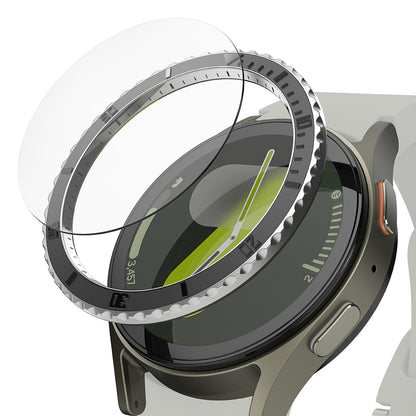 Ringke Premium Styling -suojakehys Samsung Galaxy Watch7 44mm:lle, Malli 3, Musta