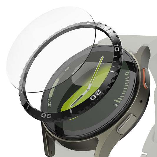 Ringke Styling -suojakehys Samsung Galaxy Watch7 40mm:lle, Malli 6, Musta