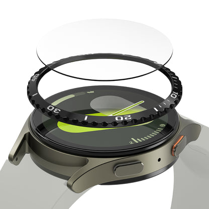 Ringke Styling -suojakehys Samsung Galaxy Watch7 40mm:lle, Malli 6, Musta