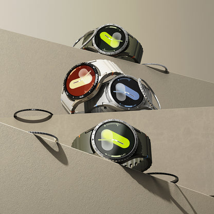 Ringke Styling -suojakehys Samsung Galaxy Watch7 40mm:lle, Malli 6, Musta