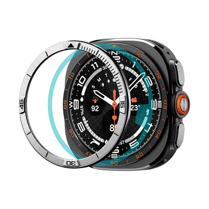 Spigen Tune Pilot -suojakehys Samsung Galaxy Watch Ultra2:lle, hopea ACS11616