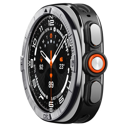 Spigen Tune Pilot -suojakehys Samsung Galaxy Watch Ultra2:lle, hopea ACS11616
