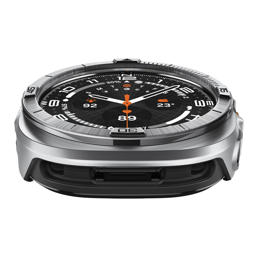 Spigen Tune Pro Pilot -suojakehys Samsung Galaxy Watch Ultra2:lle, hopea ACS11618