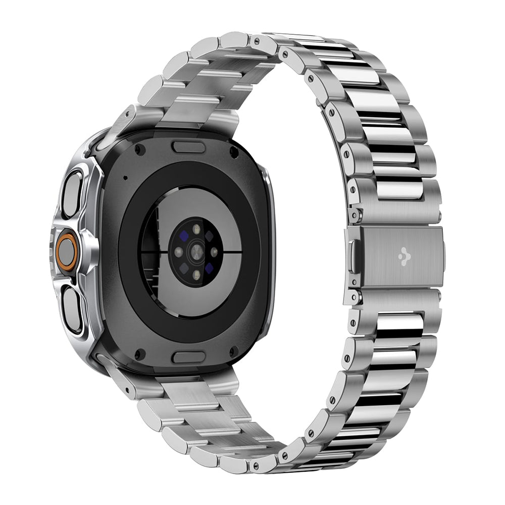 Spigen Tune Pro Pilot -suojakehys Samsung Galaxy Watch Ultra2:lle, hopea ACS11618