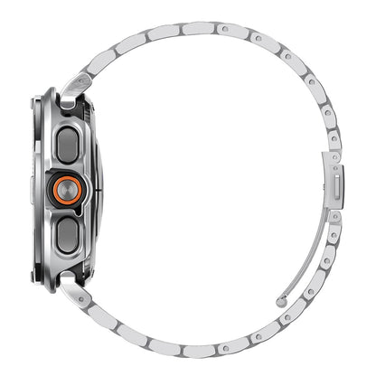 Spigen Tune Pro Pilot -suojakehys Samsung Galaxy Watch Ultra2:lle, hopea ACS11618