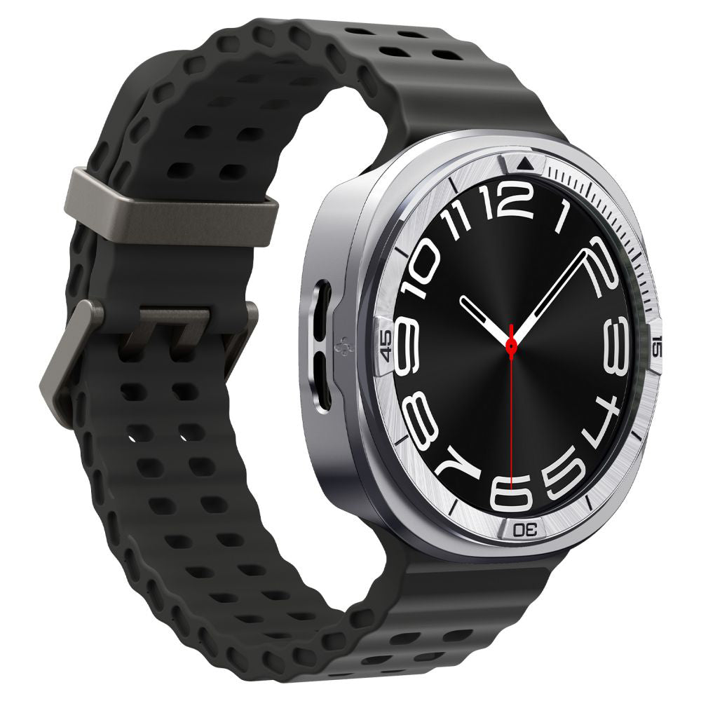 Spigen Tune Pro Pilot -suojakehys Samsung Galaxy Watch8 44mm -kelloon, Hopea