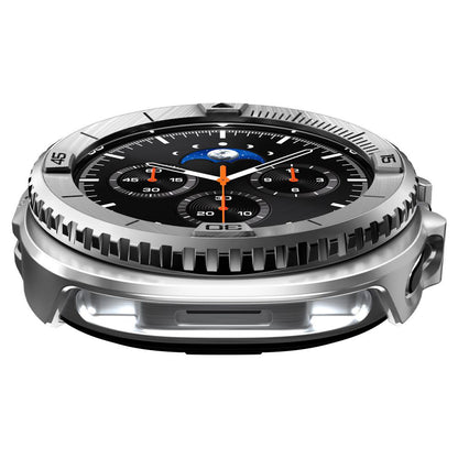 Spigen Tune Pro Pilot Protection Frame for Samsung Galaxy Watch8 Classic, Silver ACS10017