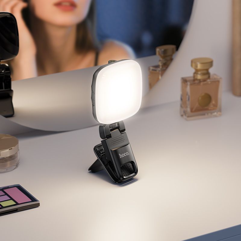 Selfie Light HOCO K29, Universal, Musta
