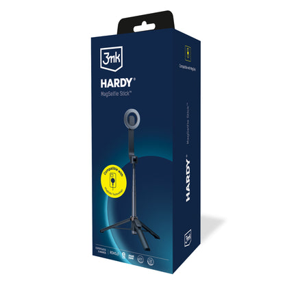 Selfie Stick Bluetooth 3MK Hardy MagSelfie, Universal, Musta