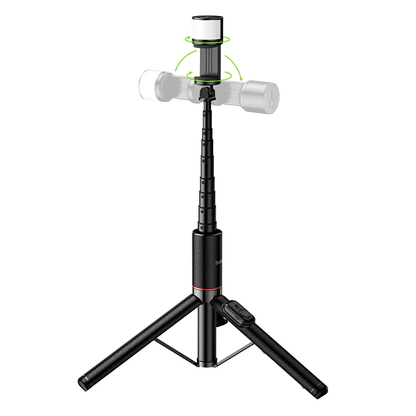 Bluetooth-selfietikku HOCO K34, 4,5 tuumaa - 7 tuumaa, Musta