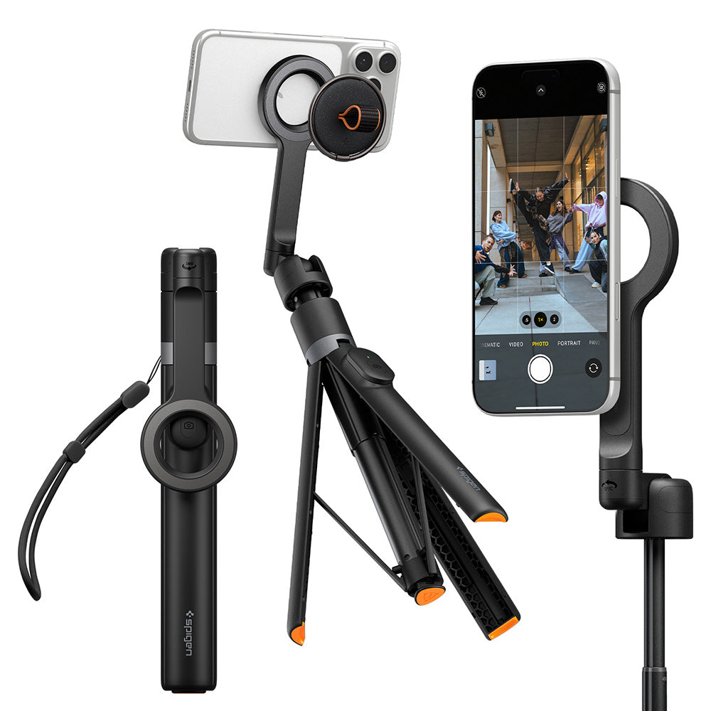 Selfie-tikku Bluetooth Spigen S582W, Universaali, Musta AMP11372