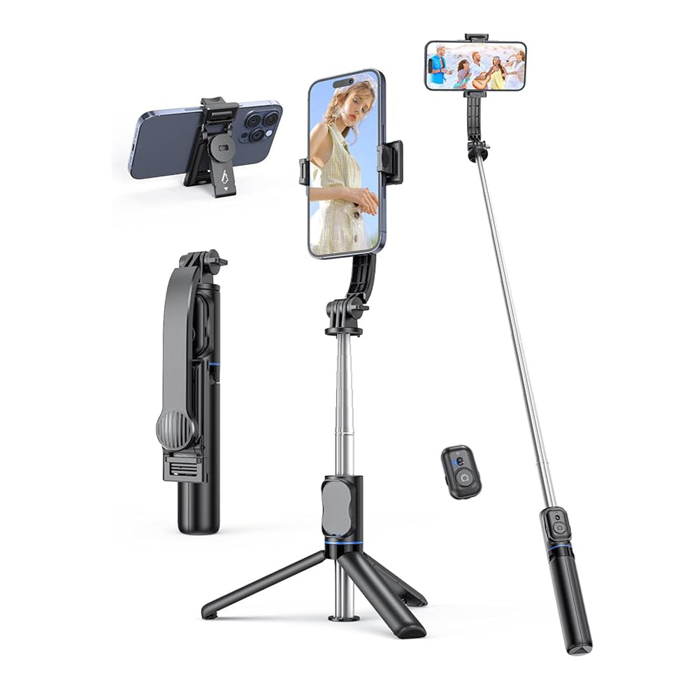 Selfie Stick Bluetooth Techsuit C01, Universal, Musta