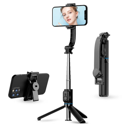 Selfie Stick Bluetooth Techsuit C01, Universal, Musta