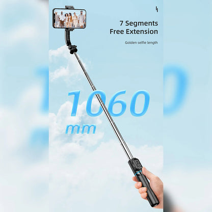 Selfie Stick Bluetooth Techsuit C01, Universal, Musta