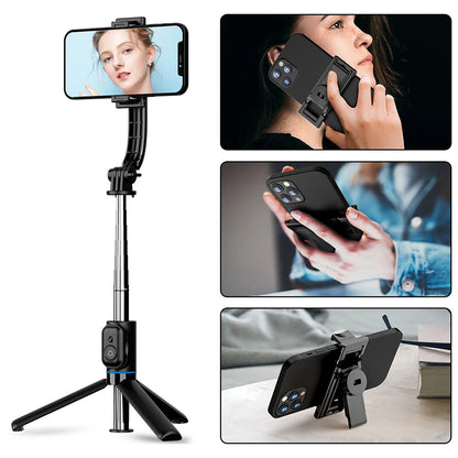Selfie Stick Bluetooth Techsuit C01, Universal, Musta