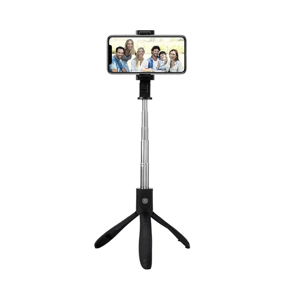 Selfie Stick Bluetooth Techsuit K06, Universal, Musta