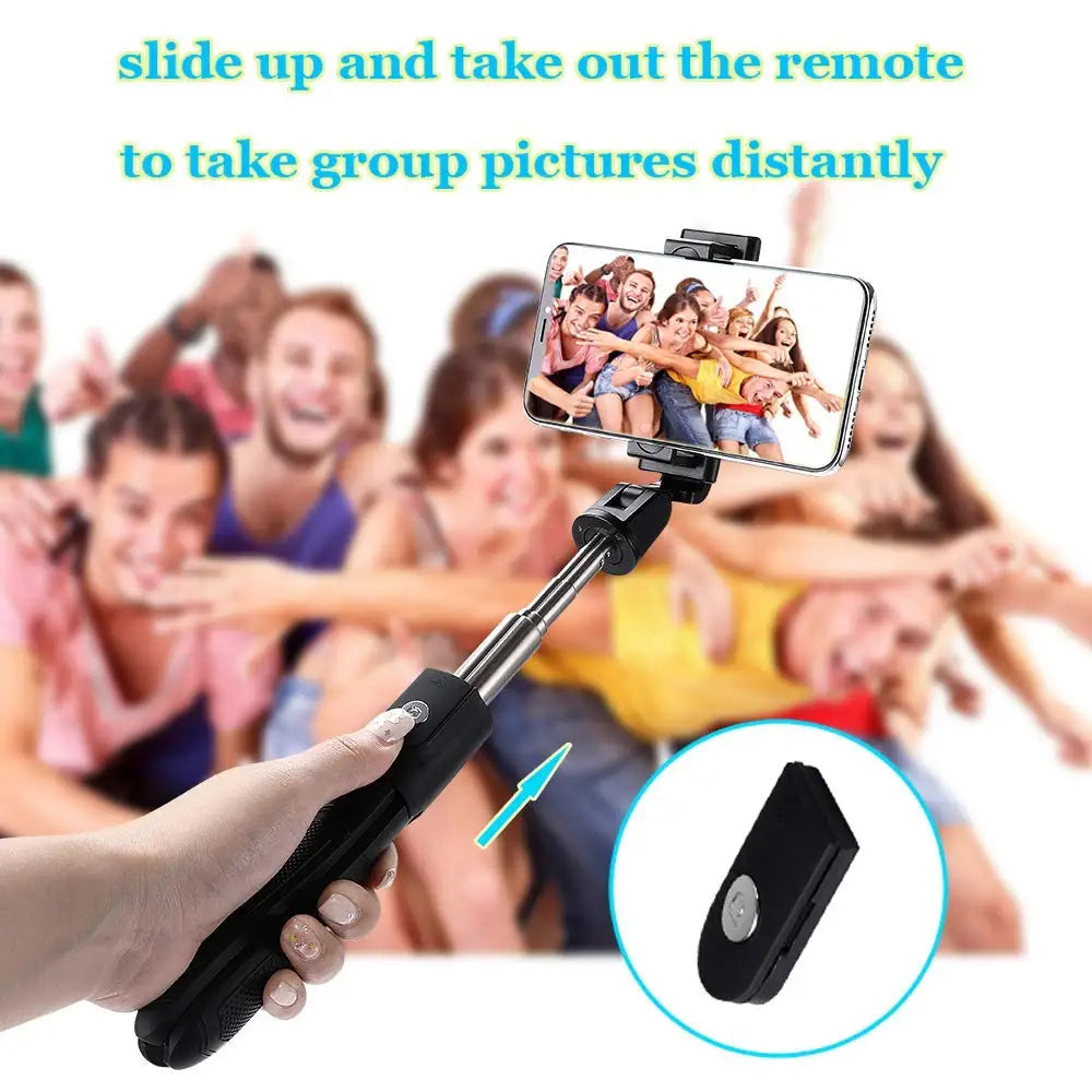Selfie Stick Bluetooth Techsuit K06, Universal, Musta