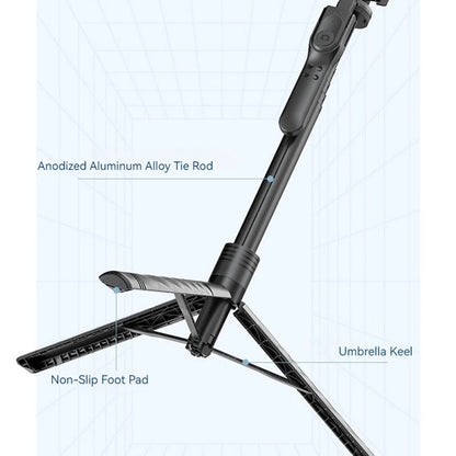 Selfie Stick Bluetooth Techsuit K28, Universal, Musta