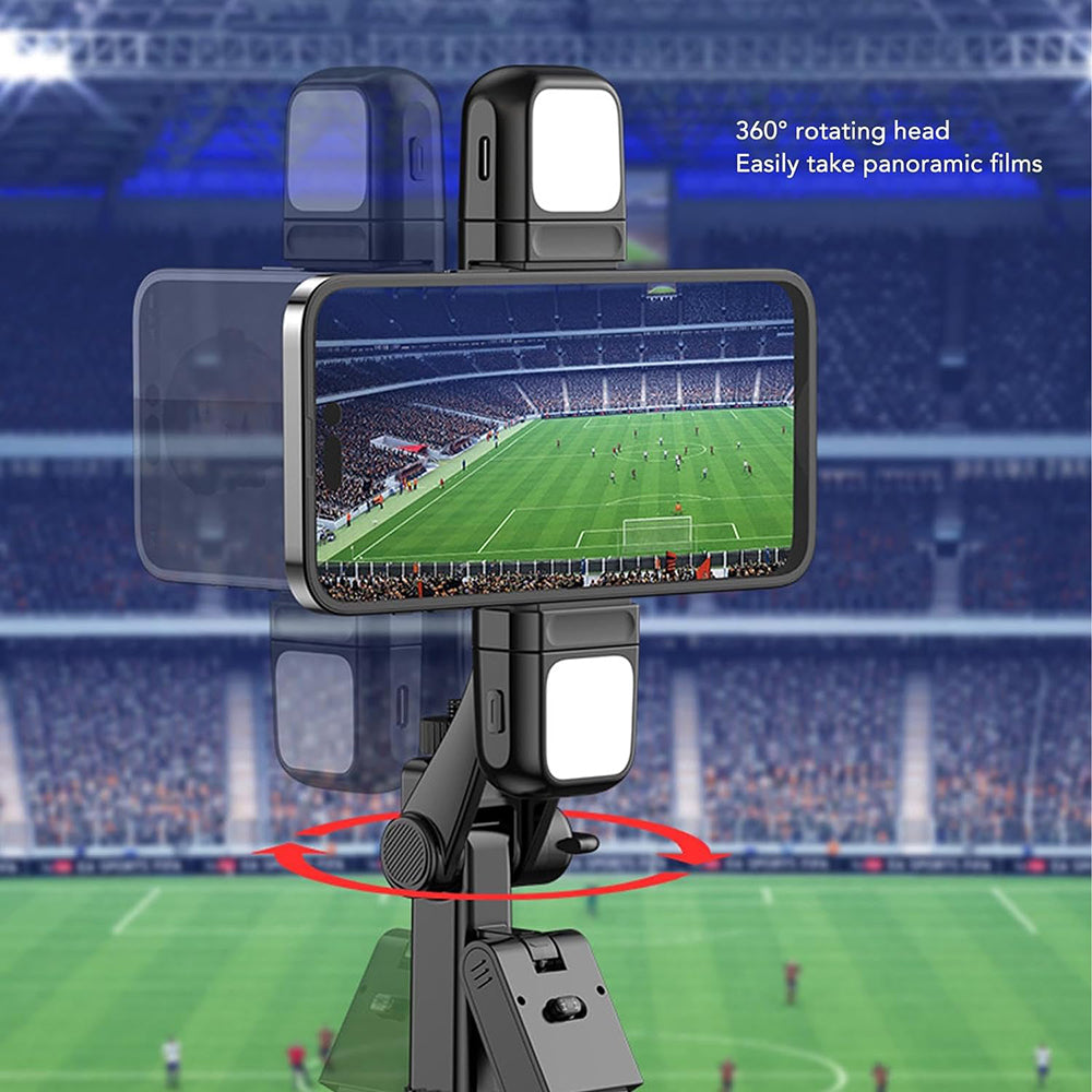 Selfie Stick Bluetooth Techsuit K30S, Universal, Musta