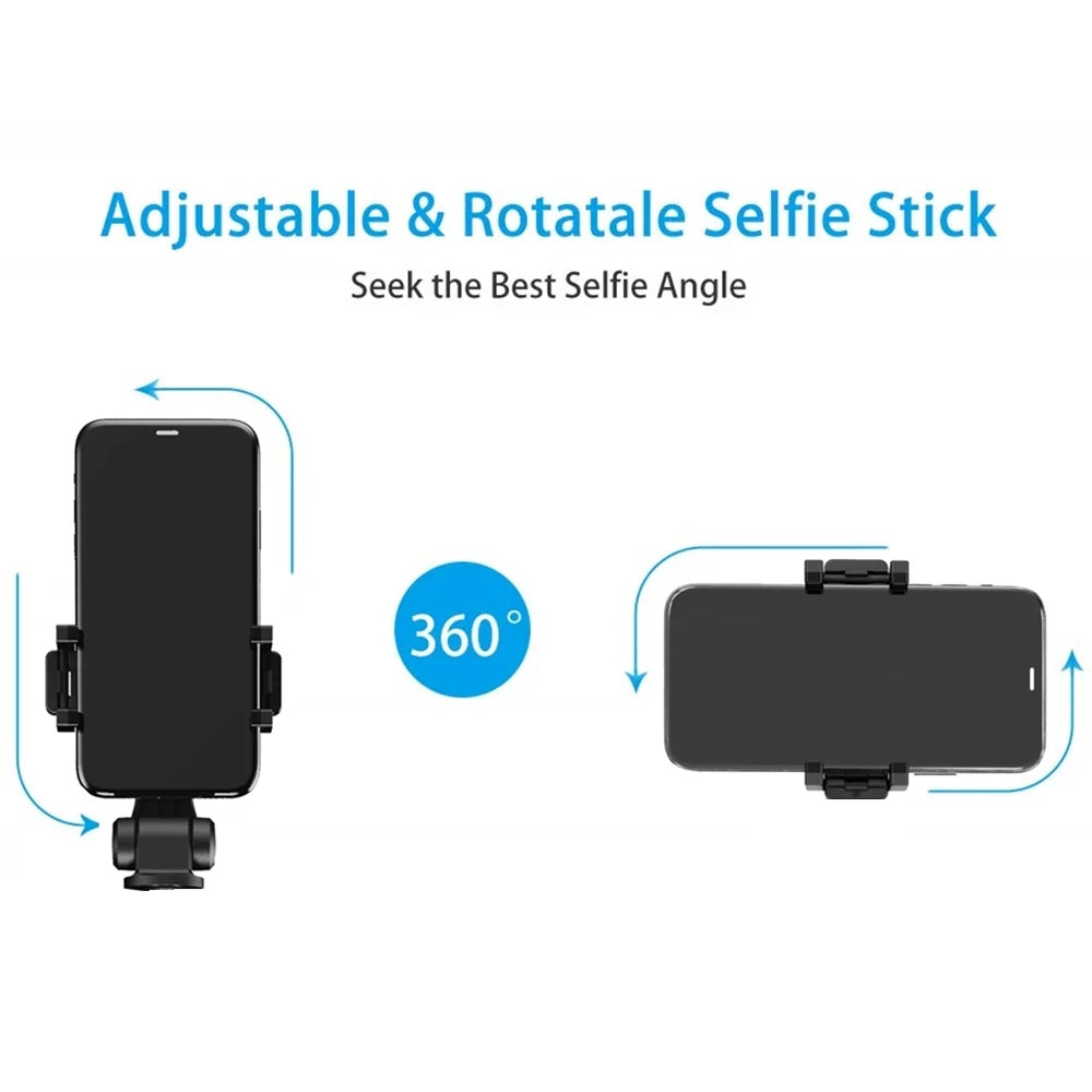 Selfie Stick Bluetooth Techsuit L01, Universal, Musta