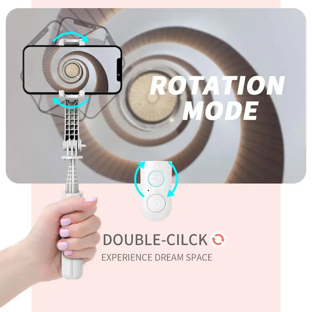 Selfie Stick Bluetooth Techsuit L08Mini, Universal, Musta