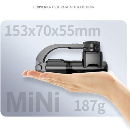 Selfie Stick Bluetooth Techsuit L08Mini, Universal, Musta