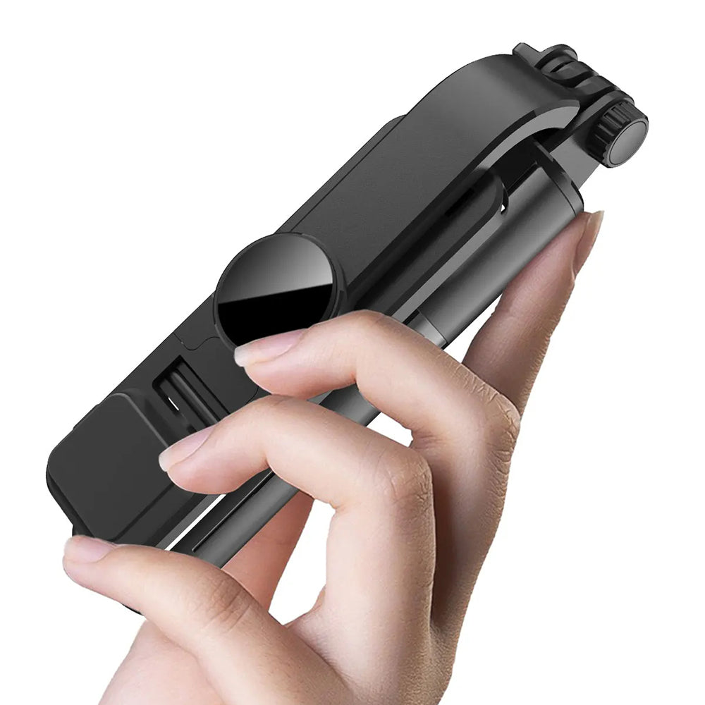 Selfie Stick Bluetooth Techsuit L10s, Universal, Musta