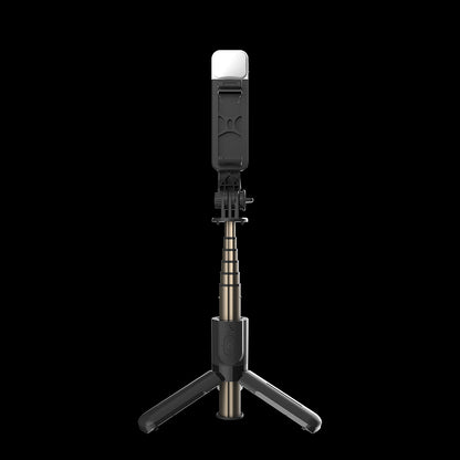 Selfie Stick Bluetooth Techsuit L10s, Universal, Musta