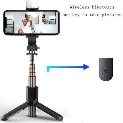 Selfie Stick Bluetooth Techsuit L11s, Universal, Musta
