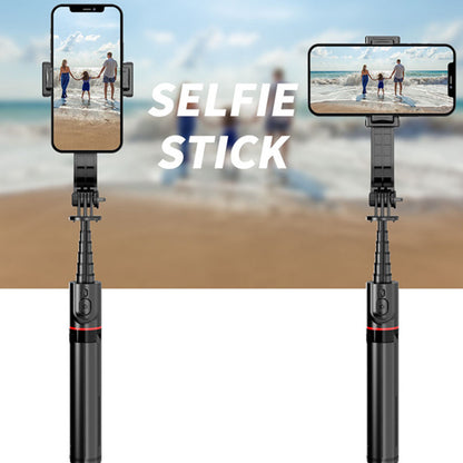 Selfie Stick Bluetooth Techsuit L12, Universal, Musta