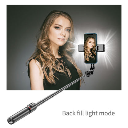 Selfie Stick Bluetooth Techsuit L12D, Universal, Musta