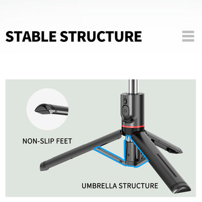 Selfie Stick Bluetooth Techsuit L13, Universal, Musta