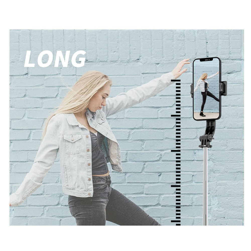 Selfie Stick Bluetooth Techsuit L13, Universal, Musta