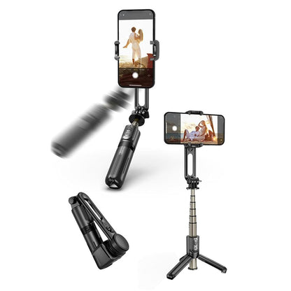 Selfie Stick Bluetooth Techsuit L18Mini, Universal, Musta