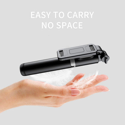 Selfie Stick Bluetooth Techsuit Q01, Universal, Valkoinen