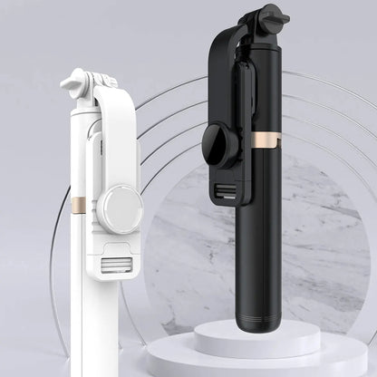 Selfie Stick Bluetooth Techsuit Q03, Universal, Musta