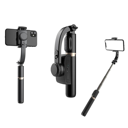 Selfie Stick Bluetooth Techsuit Q08, Universal, Musta