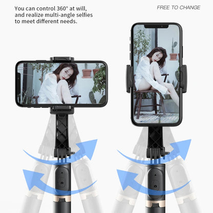 Selfie Stick Bluetooth Techsuit Q08, Universal, Musta