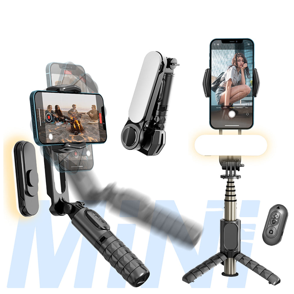 Selfie Stick Bluetooth Techsuit Q09, Universal, Musta