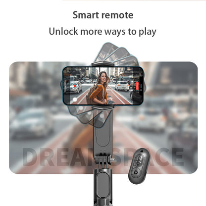Selfie Stick Bluetooth Techsuit Q09, Universal, Musta