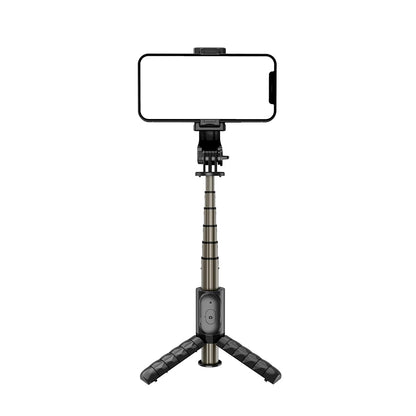 Selfie Stick Bluetooth Techsuit Q10, Universal, Musta