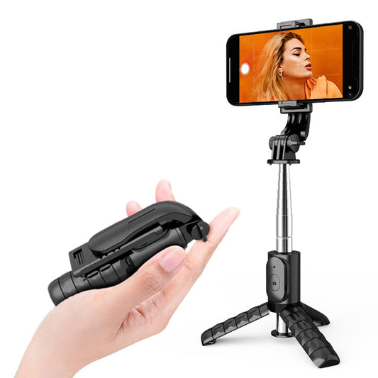 Selfie Stick Bluetooth Techsuit Q11, Universal, Musta